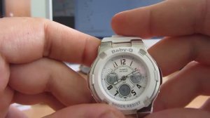 Casio Baby-G BGA-110-7B видео обзор и настройка