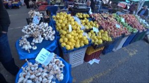 Турция: Рынок в Аланье. Цены на продукты. Февраль в Аланье