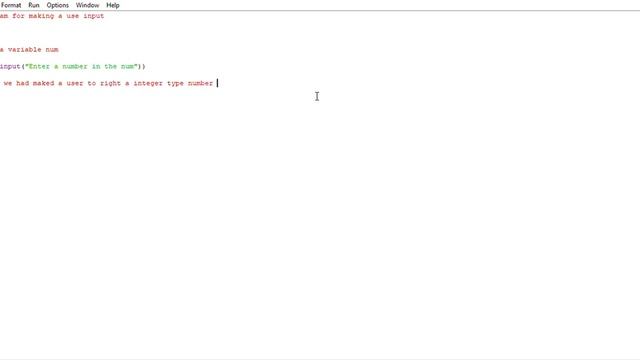 Class 11 || COMPUTER SCIENCE || Program for taking input from user #1 #python