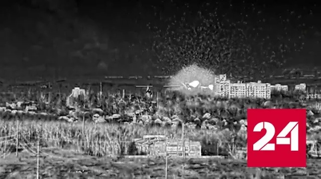 Уничтожение опорных пунктов ВСУ попало на видео - Россия 24 