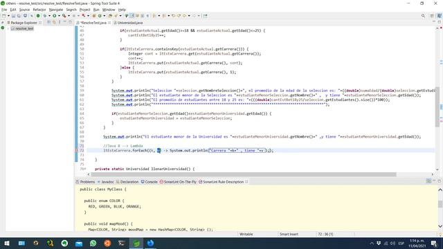 Resolviendo Examen de Estudiante de Desarrollo de Software Parte5