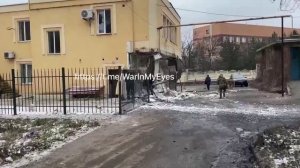 Последствия обстрелов ВСУ аптеки возле больницы Вишневского