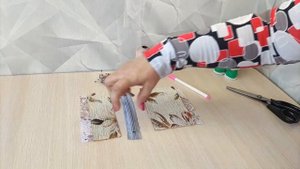 ключница из ткани для мебели