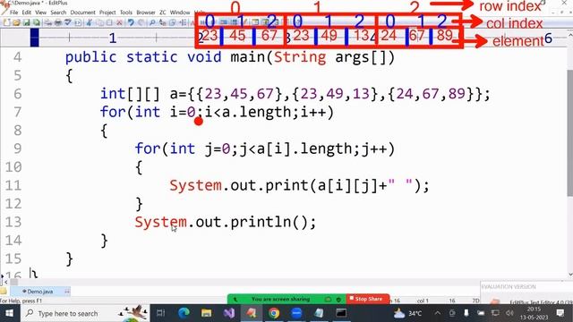 Core Java 13 May 2023