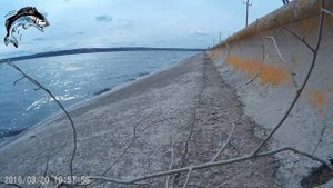 Ловля судака весной на микроджиг.СлавГРЭС.20.03.2016
