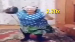 БАБКА ТАНЦУЕТ НА РАЗНЫХ СКОРОСТЯХ | 2Х 5Х 10Х 100Х 999Х |