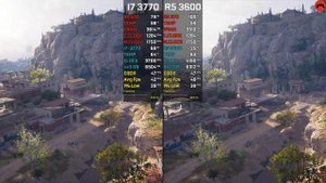 Core i7 3770 vs Ryzen 5 3600 Test in 10 Games - Ryzen Intel Comparison in 2020