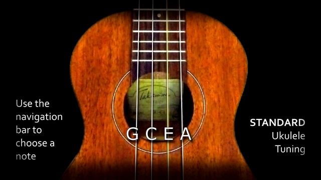 YouTube Ukulele Tuner - Real Ukulele Sound - Standard Tuning смотреть онлайн