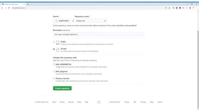 CARA MEMBUAT REPOSITORY DI GITHUB. LENGKAP смотреть онлайн