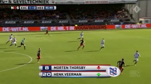 Excelsior - SC Heerenveen - 3:0 (Eredivisie 2014-15)