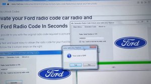 Free Ford Radio Codes Generator: Unlock your radio code now!