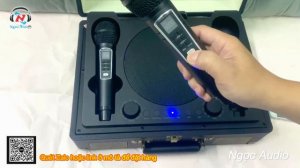 Loa Bluetooth Karaoke SORDA SD-2109 Kèm 2 Mic tự động sạc, Valy xách tay Super Bass siêu mạnh #loa