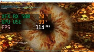 XFX RX 580 8GB GPU Test ( Temperature & FPS Test )