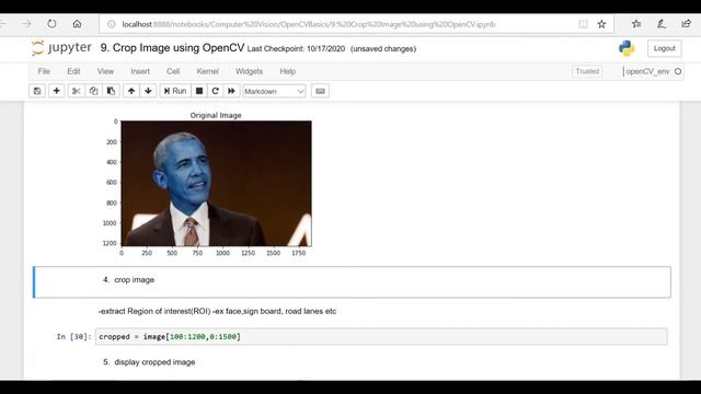 How to Crop Images using OpenCV | Image cropping Python | Computer Vision | Data Magic