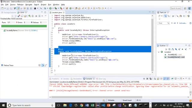 Selenium with Java 7 - Locators in Selenium | Locator strategy | Locator methods | By class