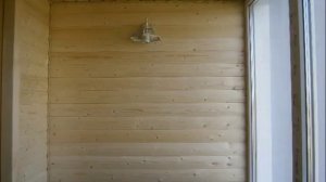 ОТДЕЛКА БАЛКОНА БЛОК_ХАУСОМ!