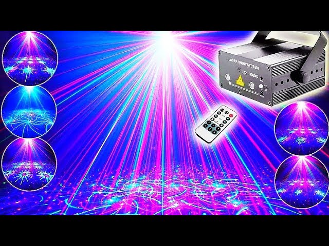 DJ Laser Light ESHINY Holiday Party Effect