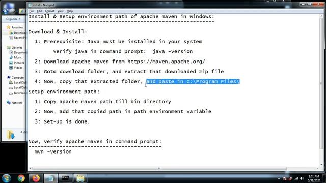 Apache Maven | Install & Set environment path in windows смотреть онлайн