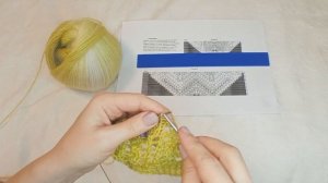 Шаль "Осенний букет" | Часть 1