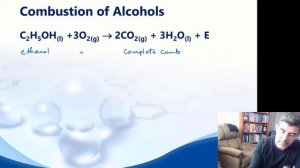 Incomplete combustion of alcohol | Organic reactions | meriSTEM