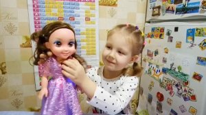 Английский для детей. Учим фразы и слова с куклой Олей.