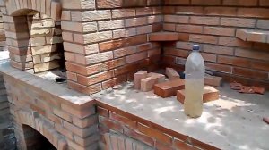 Мангал с варочной печью из кирпича!