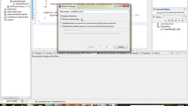 TAMIL REFACTOR HOW TO RENAME PACKAGE NAME IN ECLIPSE DEMO смотреть онлайн