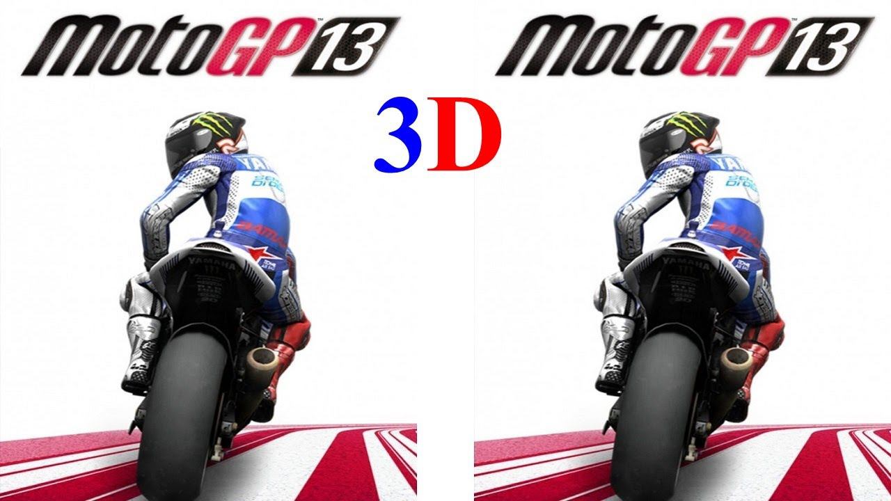 MotoGP 13 3D video SBS VR box google cardboard