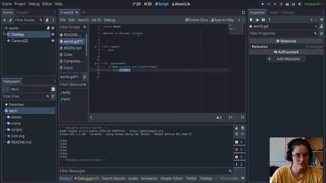 Godot 4 TileMap Tutorial Ep 3 | Placing Tiles with a Mouse Click смотреть онлайн