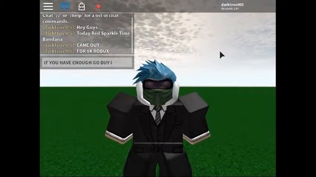 [ROBLOX RED SPARKLE TIME BANDANA CAME OUT!!!!] смотреть онлайн