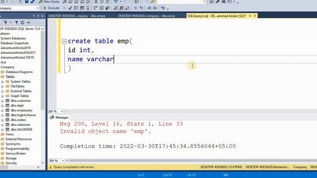 Lecture#13 Primary key and Foreign key in SQL with Example and code at SSMS || SQL Tutorials