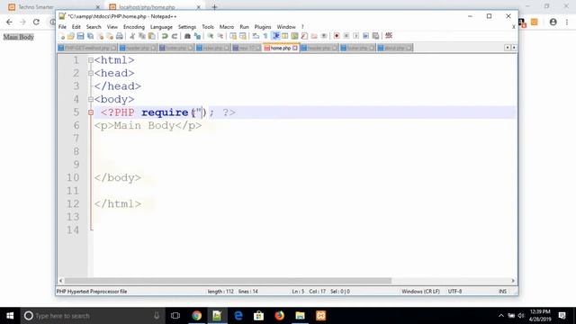 Require function | Vs Include function | PHP tutorials for beginners - 42 [HINDI]