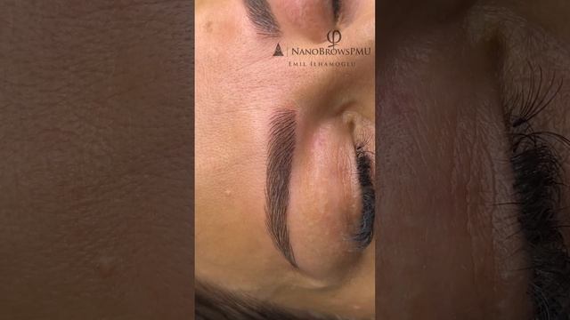 Как правильно подобрать цвет бровей? #баку #цвет #красиво #emililhamoglu #nanobrows