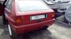 Лянча Дельта Эво звук мотора в отсечке.MP4
