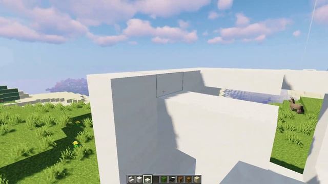 ХАЙ-ТЕК ДОМ ЗА 5 МИНУТ В МАЙНКРАФТ! - Как быстро построить простой дом в майнкрафт? смотреть онлайн