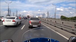 15000 на 3 колеса. День 2. Подольск-Москва-Лакинск.