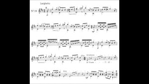 Matteo Carcassi Op.59 No.28, Larghetto