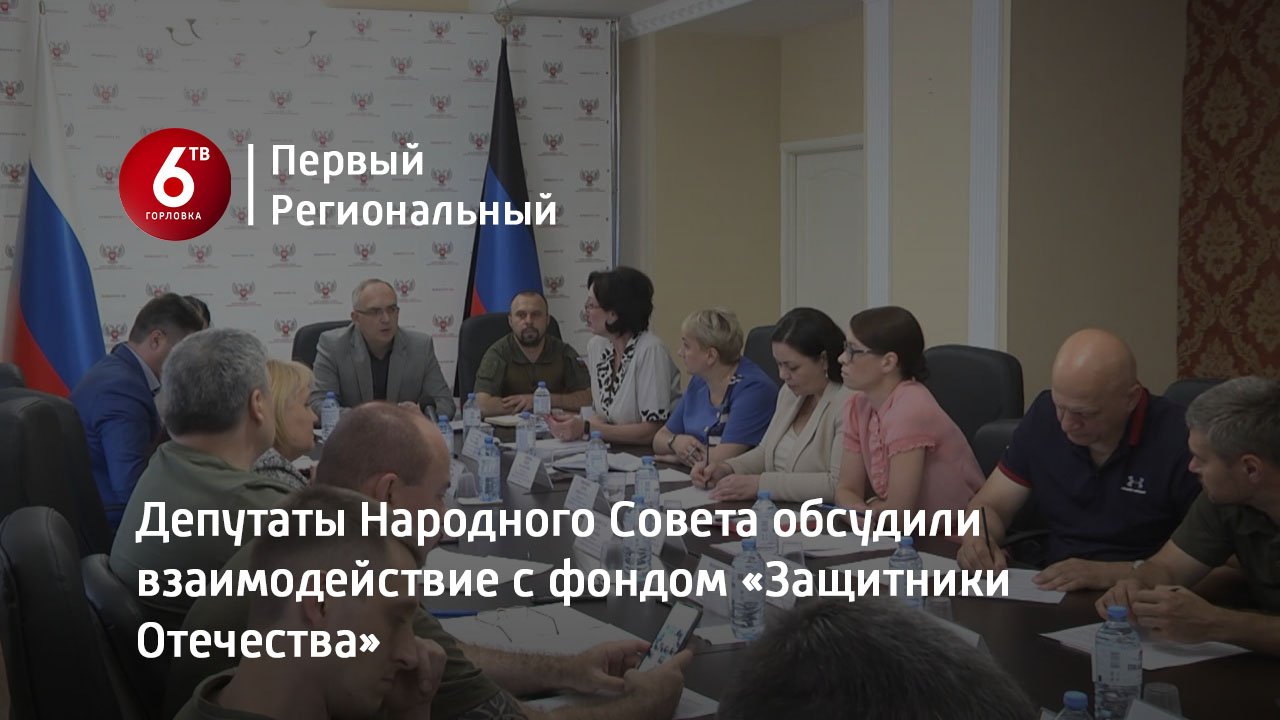Депутаты Народного Совета обсудили взаимодействие с фондом «Защитники Отечества»