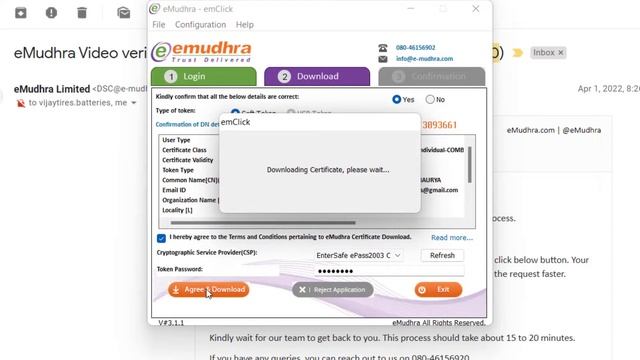 DSC Download Process - Download certificate in USB Token смотреть онлайн