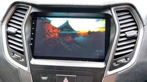 Hyundai Santa Fe 2014 - Convex 9 inch Android Master gps player with OEM Casing & Socket