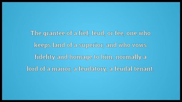 Vassal Meaning смотреть онлайн