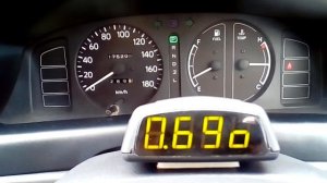 Вымпел БК-08 ( универсальный бортовой компьютер ) в Toyota Corolla 110.