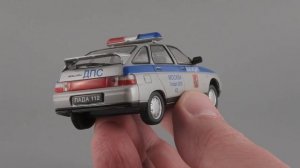 Милиция ВАЗ-2112 ДПС Москва • Автомобиль на службе 10 • Масштабные модели 1:43 • Журнальная серия