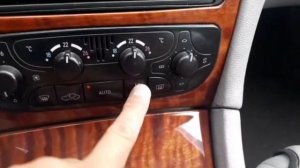 как включить кондиционер в мерседес w203
