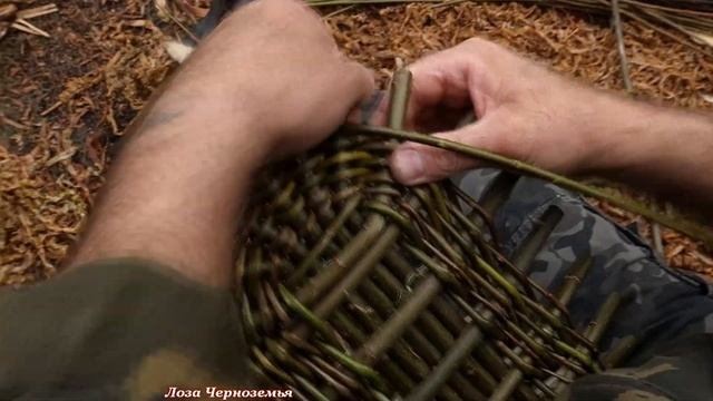 Плетение донышка ПРОСТО КОРЗИНЫ без сокращений.