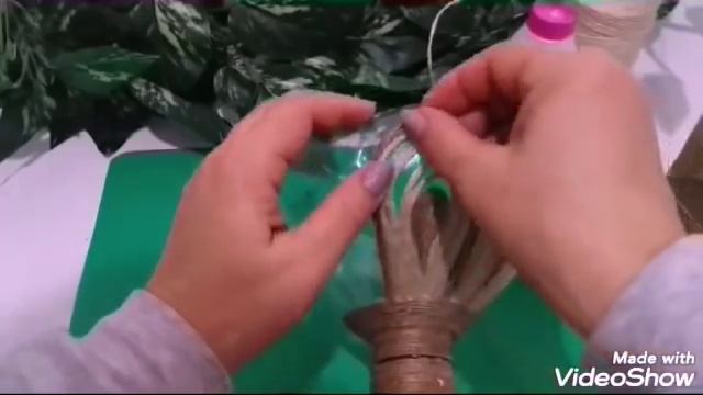 Ваза- конфетница, в технике ДЖУТОВАЯ ФИЛИГРАНЬ. смотреть онлайн