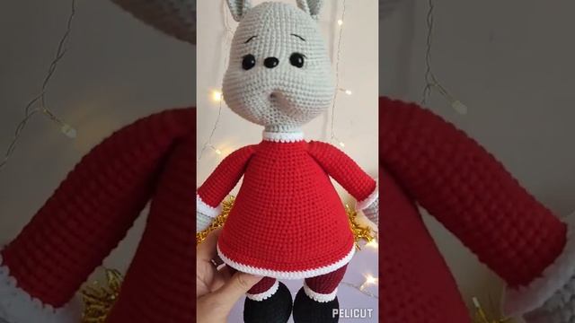 Вязаный зайка Пухляш со всех сторон #вязаныеигрушки #зайкакрючком #игрушкакрючком смотреть онлайн