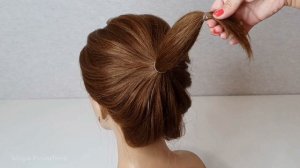 Быстрая Прическа на Короткие волосы. СДЕЛАЕТ КАЖДЫЙ. Quick Hairstyle for Short Hair.EVERYONE WILL D