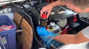 How to change the oil in a Volvo Penta Gen 5 V8 or V6