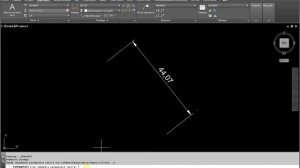 Поворот размерного текста AutoCAD